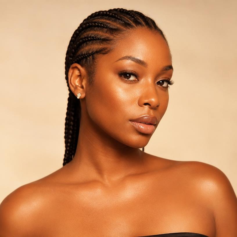 Cornrows braids
